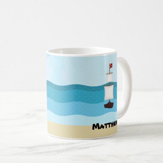 Pirate Boy Kaffeetasse (VorderseiteRechts)