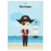 Pirate Boy Klemmbrett (Rückseite)