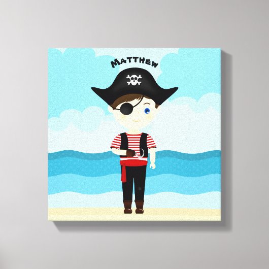Pirate Boy Leinwanddruck (Vorderseite)