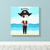 Pirate Boy Leinwanddruck (Insitu (Holzboden))