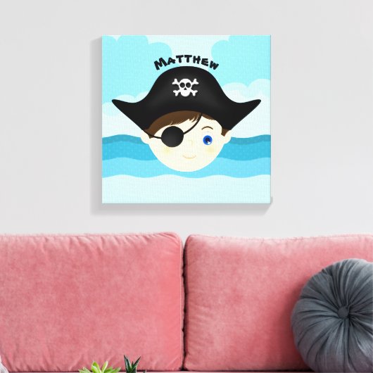 Pirate Boy Leinwanddruck (Insitu (Wohnzimmer))
