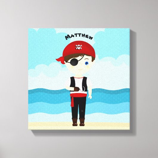 Pirate Boy Leinwanddruck (Vorderseite)