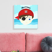 Pirate Boy Leinwanddruck (Insitu (Wohnzimmer))