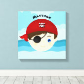 Pirate Boy Leinwanddruck (Insitu (Holzboden))