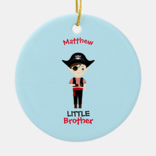 Pirate Boy Little Brother Keramik Ornament