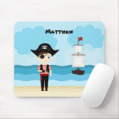 Pirate Boy Mousepad (Mit Mouse)