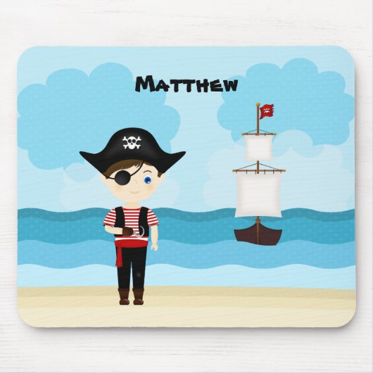 Pirate Boy Mousepad (Vorne)