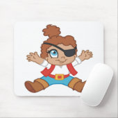 Pirate Boy Mousepad (Mit Mouse)