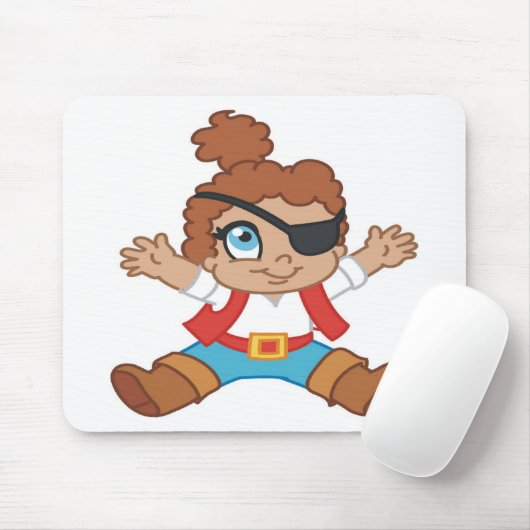 Pirate Boy Mousepad (Mit Mouse)