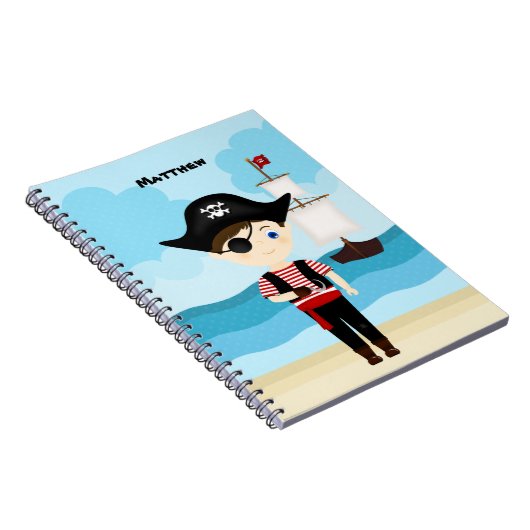 Pirate Boy Notizblock (Rechte Seite)