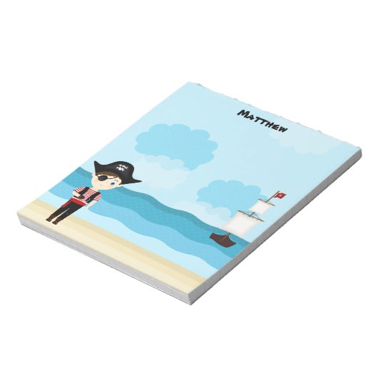 Pirate Boy Notizblock (Rotiert)