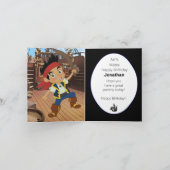 Pirate Boy Party Card Karte (Innenseite)