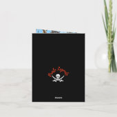 Pirate Boy Party Card Karte (Rückseite)