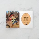 Pirate Boy Party Card Karte (Innenseite)