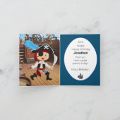 Pirate Boy Party Card Karte (Innenseite)