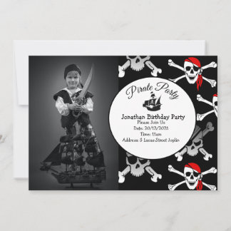 Pirate Boy Party Einladung