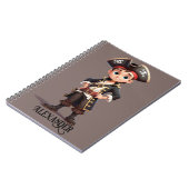 Pirate Boy Personalize Notizblock (Linke Seite)