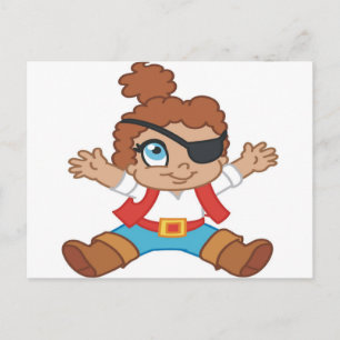 Pirate Boy Postkarte