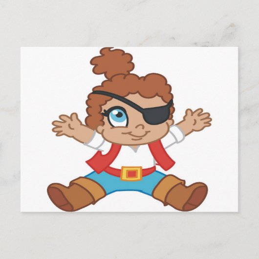 Pirate Boy Postkarte (Vorderseite)