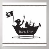 Pirate Boy Print Poster (Vorne)