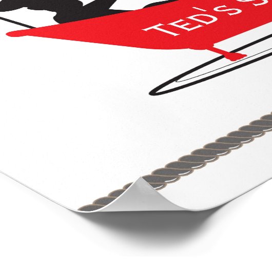 Pirate Boy Print Poster (Ecke)