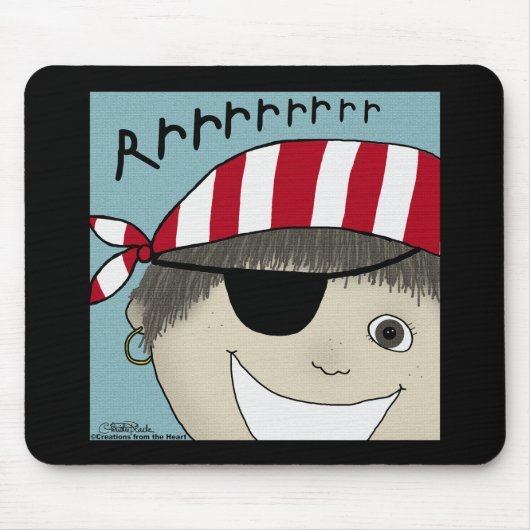 Pirate Boy Rrrrrr Mousepad (Vorne)