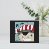 Pirate Boy Rrrrrr Postkarte (Stehend Vorderseite)