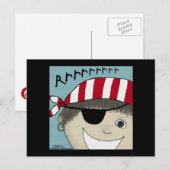 Pirate Boy Rrrrrr Postkarte (Vorne/Hinten)