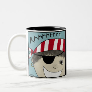 Pirate Boy Rrrrrr Zweifarbige Tasse