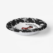 Pirate BOY Skulls Pappteller (Gewinkelt)