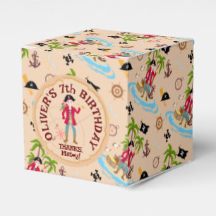 Pirate Boy Treasure Map Spaß Geburtstagsparty Geschenkschachtel
