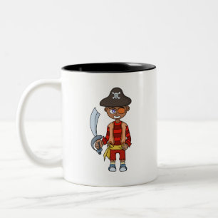 Pirate Boy Zweifarbige Tasse