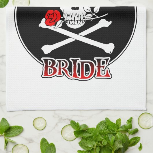 Pirate Bride Geschirrtuch (Gefaltet)