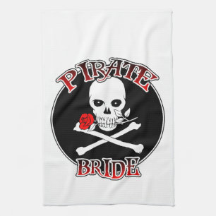 Pirate Bride Geschirrtuch