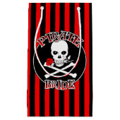 Pirate Bride Gift Bag Kleine Geschenktüte (Vorderseite)