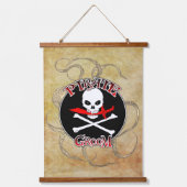 Pirate Bride & Groom Set Wandteppich Mit Holzrahmen (Vorderseite 2)
