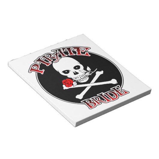 Pirate Bride Notizblock (angewinkelt)