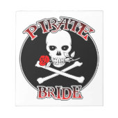 Pirate Bride Notizblock (Vorderseite)