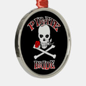 Pirate Bride Ornament Aus Metall (Rechts)
