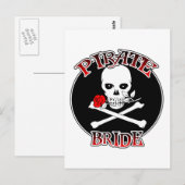 Pirate Bride Postcard Postkarte (Vorne/Hinten)