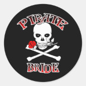 Pirate Bride Sticker (Vorderseite)