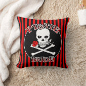 Pirate Bride Throw Pillow Kissen (Decke)