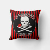 Pirate Bride Throw Pillow Kissen (Rückseite)
