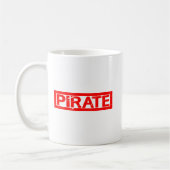 Pirate-Briefmarke Kaffeetasse (Links)