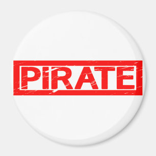 Pirate-Briefmarke Magnet