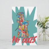 Pirate Briefpapier (Stehend Vorderseite)