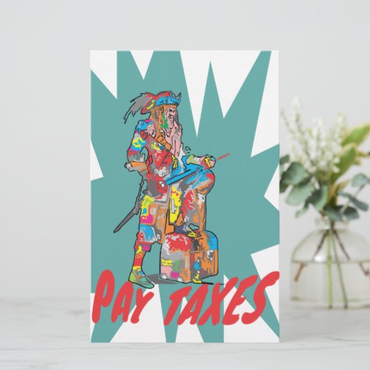 Pirate Briefpapier (Stehend Vorderseite)