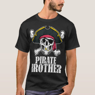 Pirate Brother Birthday Piratenflagge Pirate Co T-Shirt