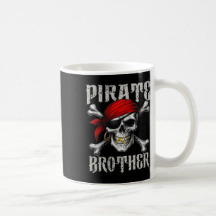 Pirate Brother Piratenflagge Flag und Skull Crossb Kaffeetasse