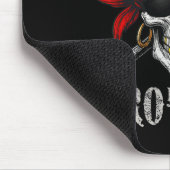 Pirate Brother Piratenflagge Flag und Skull Crossb Mousepad (Ecke)